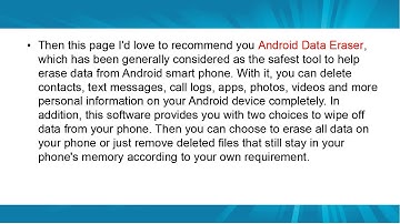 Erase Data from Android Phone Permanently