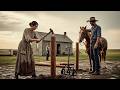 A Widow Hammered Her Own Fence Posts in the Rain - He Watched From His Horse Week Before He Got Down