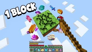 Minecraft UHC but you only get ONE block...