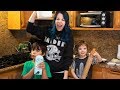 Baking Banana Bread With 2 Kids (DRAMATIC) | Hannah Williams