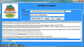 GumTree Scraper Video   YouTube