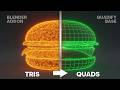 Quadify Base — Convert Any Triangulated Mesh to Quads in Blender