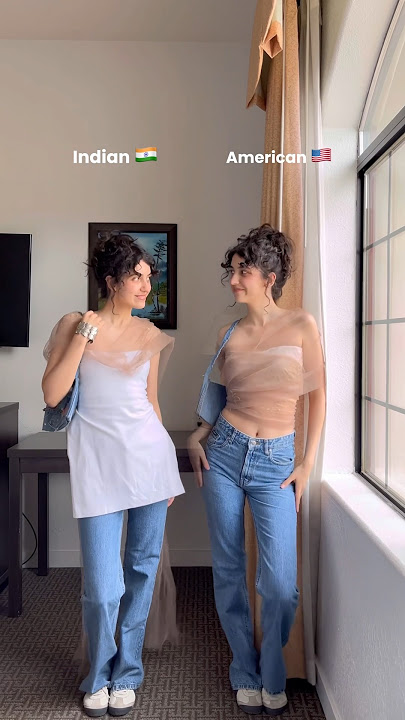 Which one you’d go for, indian style or american?🤩 #styleinspiration