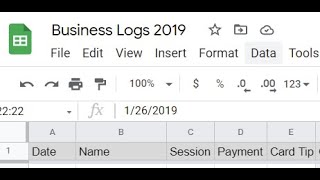 Accounting in an Excel Sheet For Massage Therapists screenshot 5