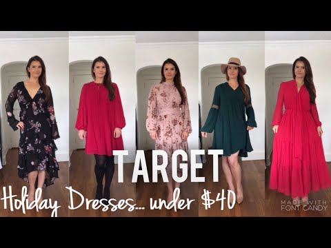 winter dresses target