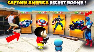 Franklin and Shinchan Open the Captain America Secret Room in GTA 5 Tamil!