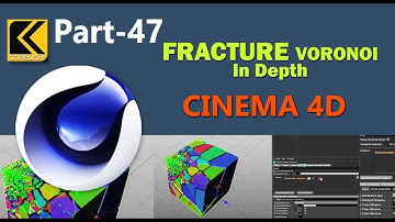 Fracture Voronoi in depth # Cinema 4D. Hindi