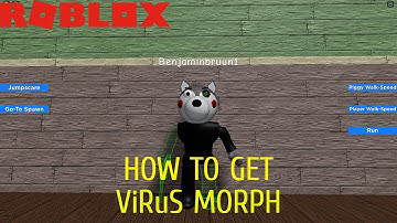How to get "Virus" badge + ViRuS morph in Roblox Piggy RP - 2