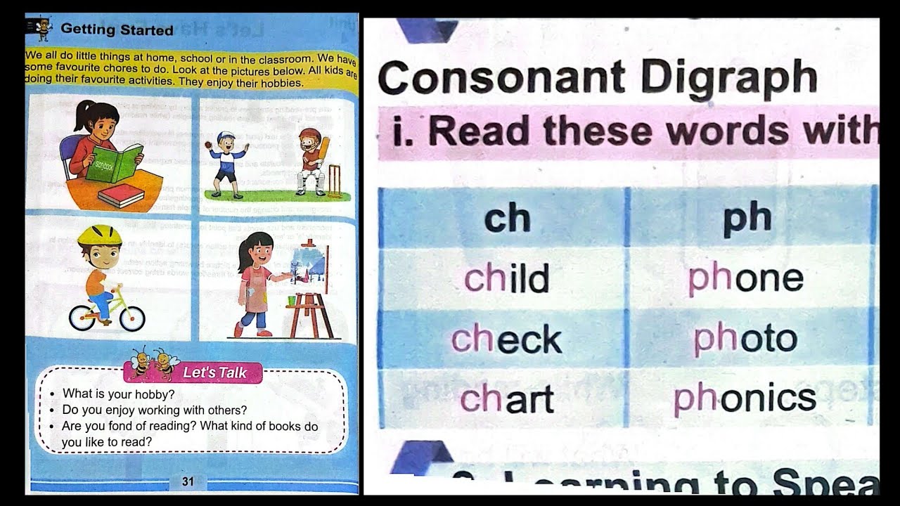 Hobbies for Kids | Consonant Digraphs Phonics Lesson for Kindergarten & Grade 1