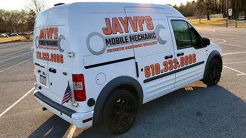 My mobile mechanic set up van 1