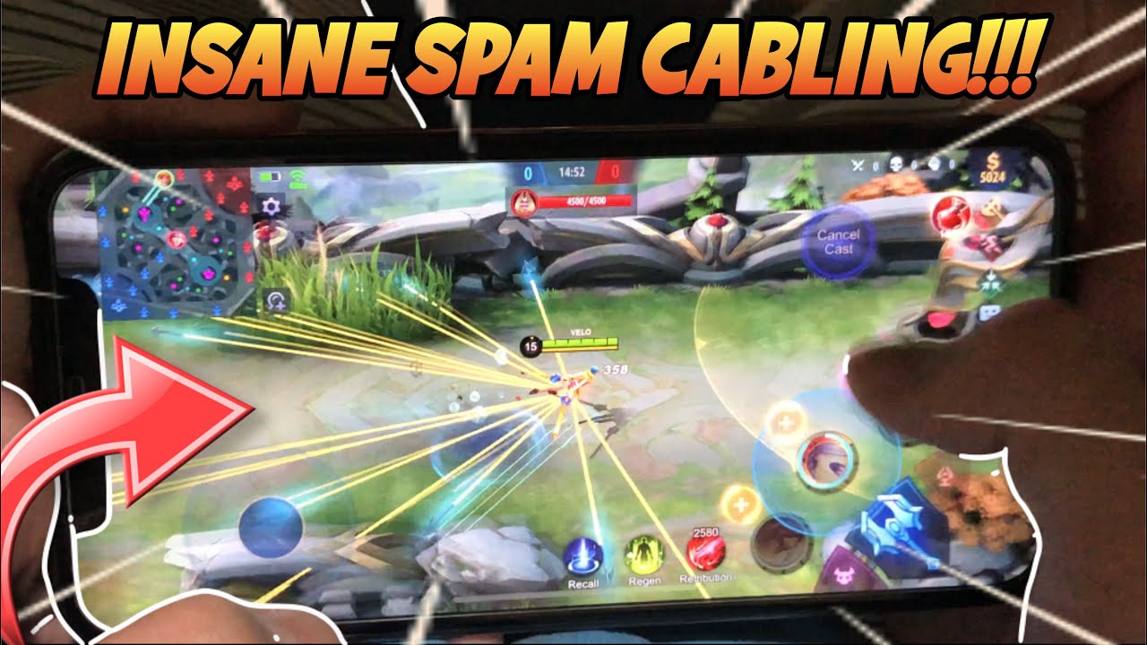 FANNY HANDCAM | Spam Cabling Freestyle!!! | MICHAEL 26 | MLBB