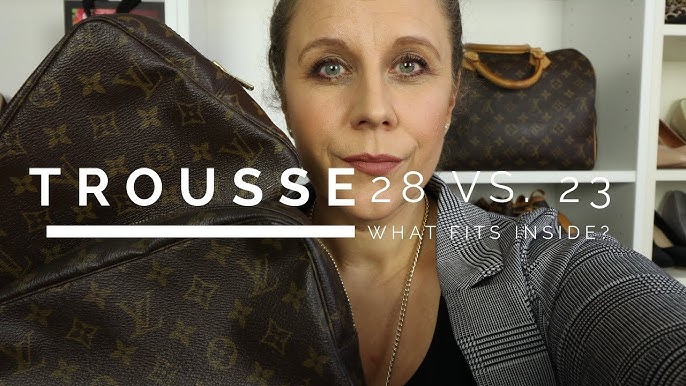 Louis Vuitton comparison of the Toiletry Bag 25 and Trousse Toilette 28 