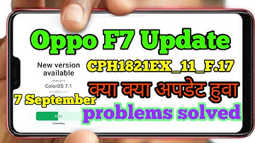 Oppo F7 Latest Update 2020 | Coloros And Android Update For Oppo F7