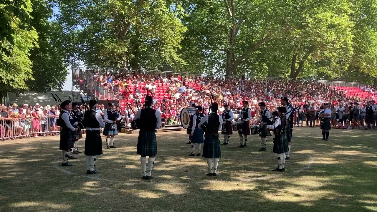 Pipes and Drums of Geneva aux Fêtes Francoécossaises 2022 Open