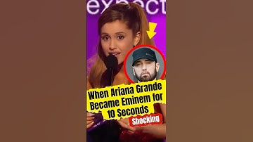When Ariana Grande Became Eminem for 10 Seconds 🤯 #shorts