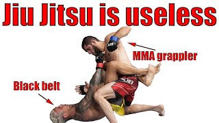 Why most BJJ submissions don't work in MMA