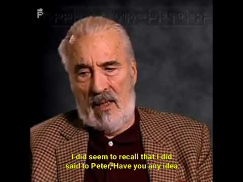 Christopher Lee refuses to scream in The Lord of the Rings: The Two Towers | (#Shorts)