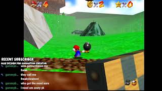 speed running mario 64!