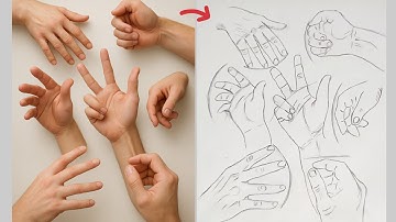 How to Draw Hands with the Loomis Method | Easy Hand Drawing Tutorial for Beginners