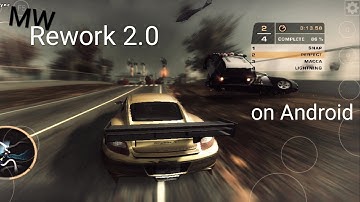 NFS Most Wanted Rework 2.0 | on android, MOBOX, gameplay