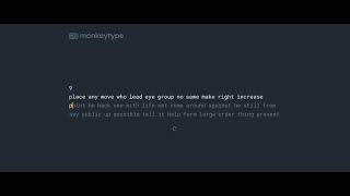 114 wpm on monkeytype !