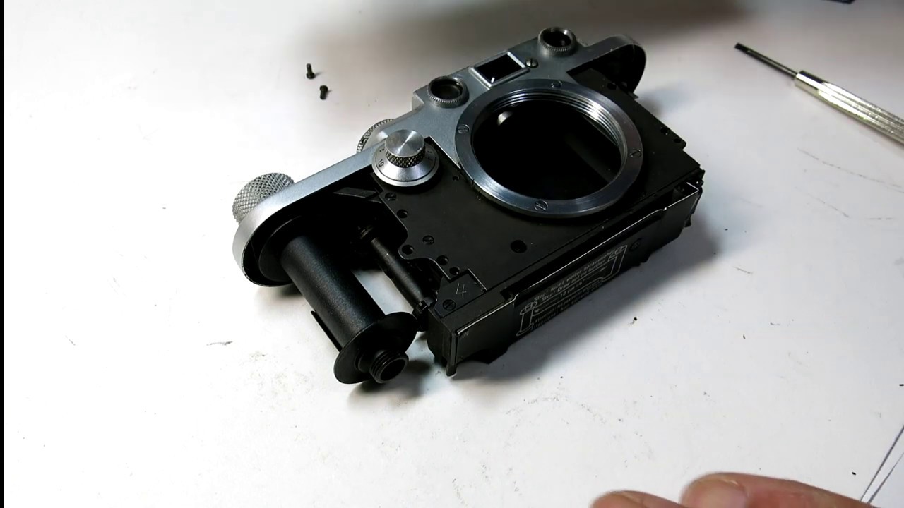 ライカ　出し直し Leica IIIf Slow speed dial Replace Repair スロースピードダイアル