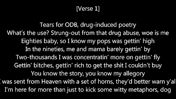 J.Cole - Tears For ODB  (LYRICS)(HQ)