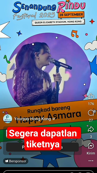 Senandung rindu happyasmara bln 9 tgl 28 live inHongkong