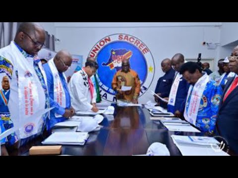 30 08 25 MATCH CHANGED FATSHI EXPELLED KAMERHE J KYABULA O KABUYA AT THE SACRED UNION CONGRESS