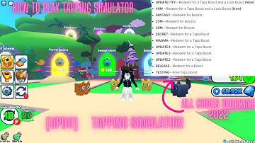 How to play [UPD11] 🏰 Tapping Simulator! | ALL CODES WORKING!!! | Roblox | Laptop