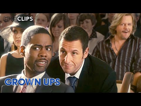 Inappropriate Jokes At A Funeral (ft. Adam Sandler) | GROWN UPS | CineClips