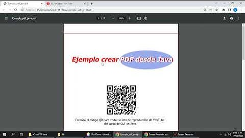 iText - Crear PDF desde Java | GUI en Java