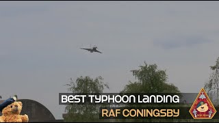 BEST EUROFIGHTER TYPHOON LANDING EVER SEEN • 29 SQN DISPLAY PILOT 'PADDY' ANARCHY1 • RAF CONINGSBY