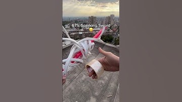 Our Sword Sparks And Glows 🤩 🎇