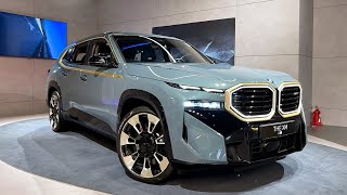 2023 BMW XM Night Gold &#39;Cape Yoke Green / Merino Deep Lagun&#39; Walkaround Review (4K)