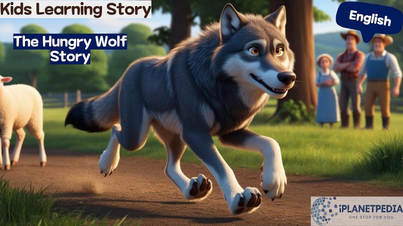 The Hungry Wolf | Learning Story | Moral Story | Bed Time Story in ...