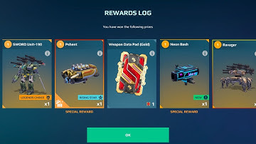 War Robots : Opening My Remaining Data Pads Before Season End & Gameplay #warrobots