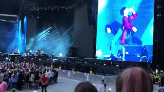 BTS WEMBLEY STADIUM CONCERT 1st JUNE 2019 FAKE LOVE