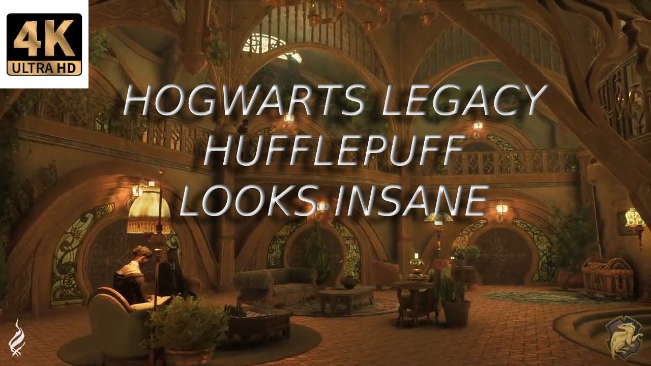 "A 4K Look Inside the Insanely Detailed Hufflepuff Common Room of Hogwarts Legacy"?