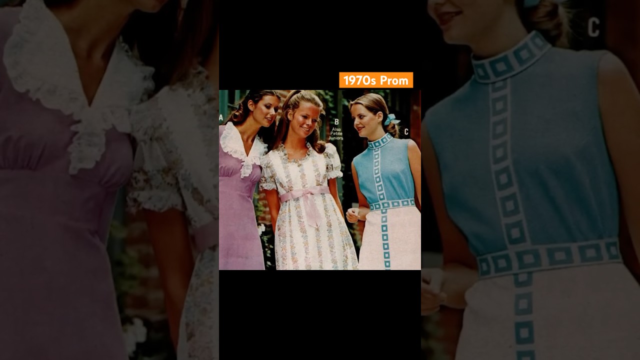 What Did 70s Prom Dresses Really Look Like? - YouTube