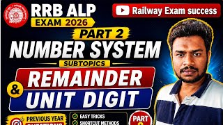 Stop Doing Math the Hard Way:RRB ALP Unit Digit &amp; Remainder Tricks | Previous Year Questions தமிழில்