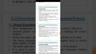 Details Unit 5  Lecture 1 Project Management Process News