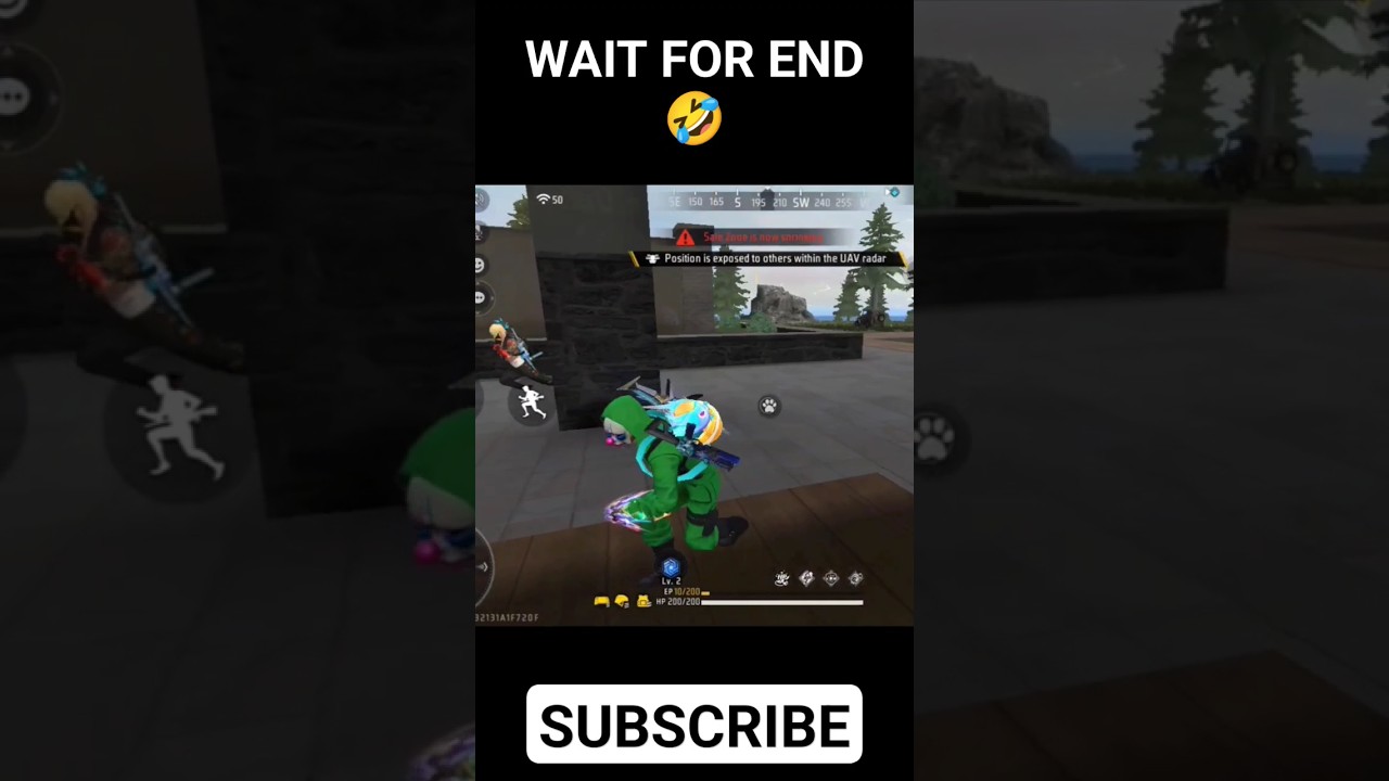 FREE FIRE FUNNY MOMENTS 🤣 WAIT FOR END #freefire #shorts - YouTube
