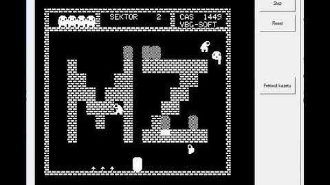 Flappy - Tesla PMD 85 - emulador PMD85