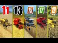 Farming simulator 11 vs 13 vs 15 vs 17 vs 19  farming simulator games comparison 