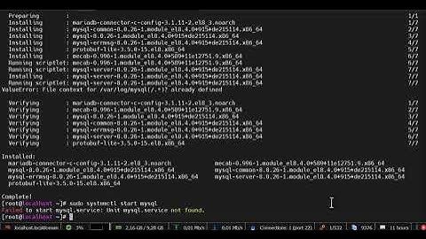 install mysql 8.0 centos 8