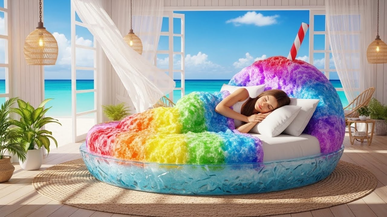 Which Crazy Bed Would You Choose Sleep In? 🦋✨ | Ultimate Oddly Satisfying AI ASMR