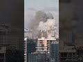 Ukrainian students flee Russian drone attack