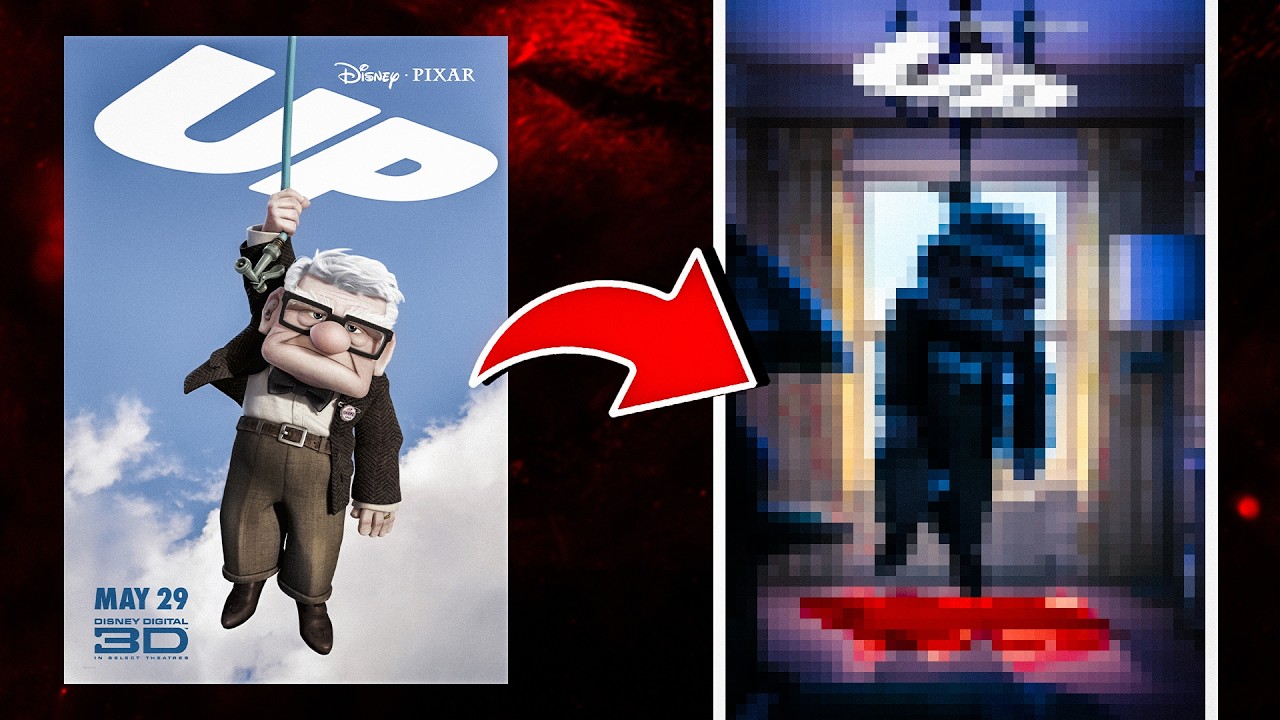 Kids Movie Posters Turned into HORROR Masterpieces