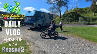 Harley and I fixed the kids bike kind of [Life in New Zealand season 2 #478 ]